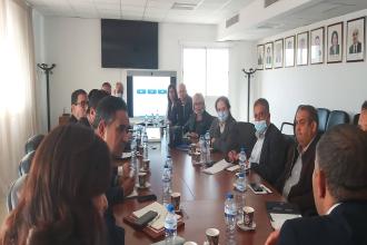 جلسة عمل قصد النظر في الإجراءات العملية لإنجاز مثال التنقلات الحضرية بتونس الكبرى