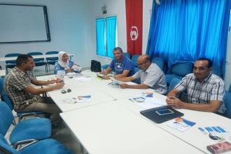 زيارة مقر المندوبية الجهوية للصحة بنابل