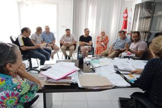 اليوم زيارة الى مقر الكنام بقصر هلال ومقر ولاية المنستير