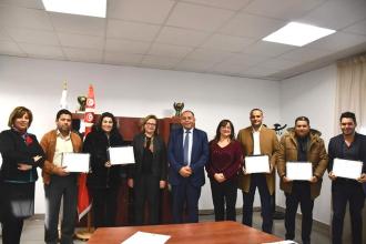 رئيسة ديوان وزيرة الصناعة و المناجم و الطاقة تشرف على حفل توزيع جوائز أفضل عمل صحفي لسنة 2022