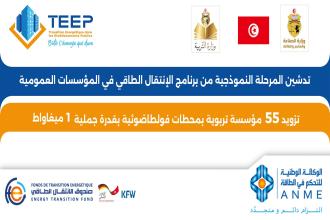 Inauguration de la phase pilote du programme de transition énergétique dans les institutions publiques "TEEP"