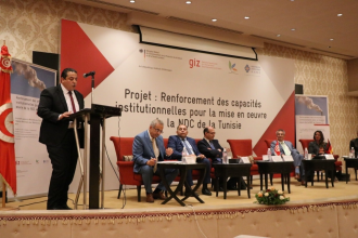 مشروع دعم الهياكل المؤسساتية لتنفيذ المساهمات المحددة وطنيًا للبلاد التونسية