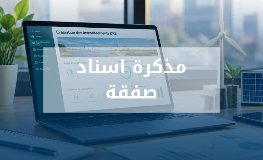 مذكرة اسناد صفقة