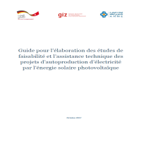 Guide pour l’élaboration des études de faisabilité et l’assistance technique des projets d’autoproduction d’électricité par l’énergie solaire photovoltaïque